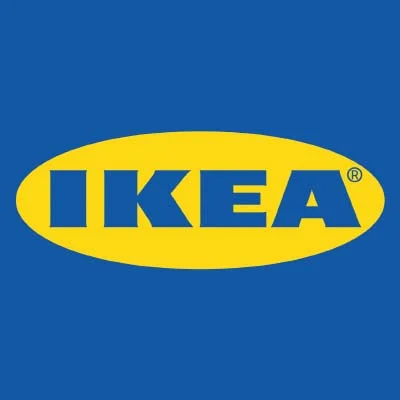 Logo sklepu Ikea z gazetkami promocyjnymi
